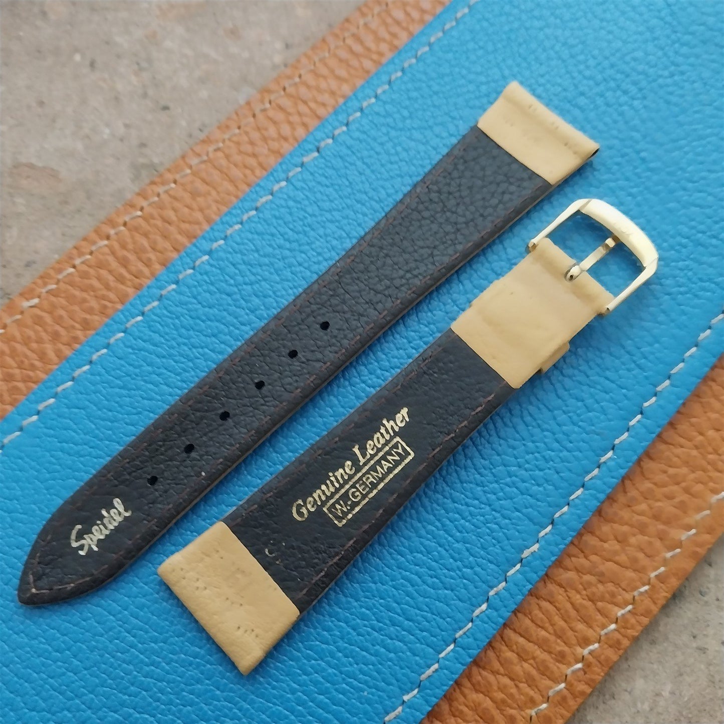 19mm Vintage Speidel German Pigskin Classic Tapered 19/14 Unused Watch Band