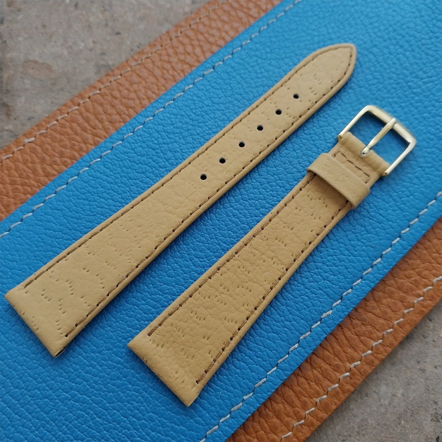 19mm Vintage Speidel German Pigskin Classic Tapered 19/14 Unused Watch Band