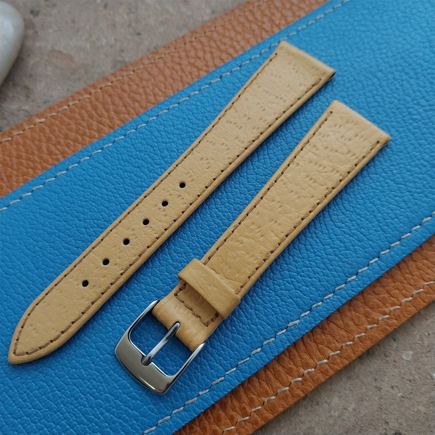 19mm Speidel Vintage German Pigskin Classic Tapered 19/14 Unused Watch Band