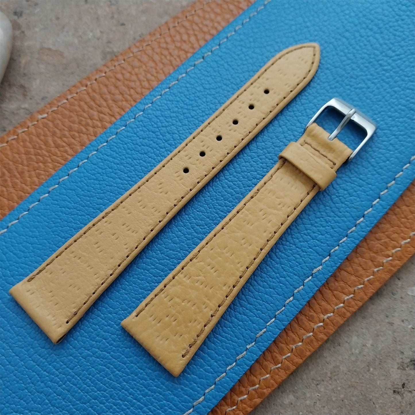 19mm Speidel Vintage German Pigskin Classic Tapered 19/14 Unused Watch Band