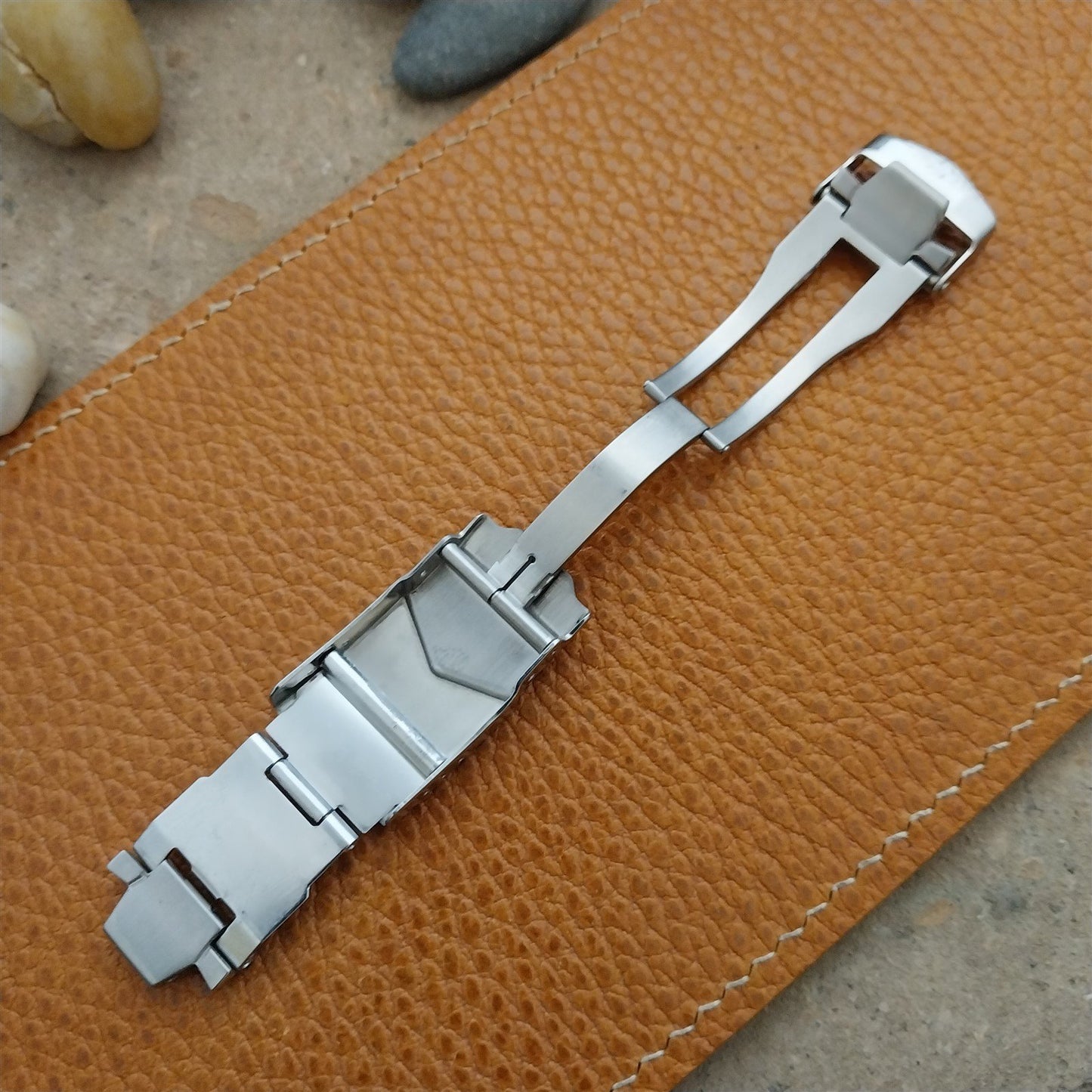 Mens Sector Stainless Steel Watch Band Deployant Diver Extension Buckle