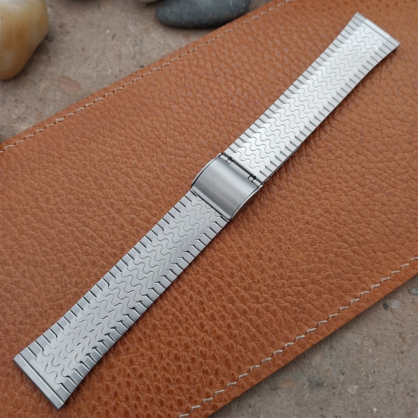 19mm Stainless Steel JB Champion 1960s 1970s Unused Vintage Watch Band