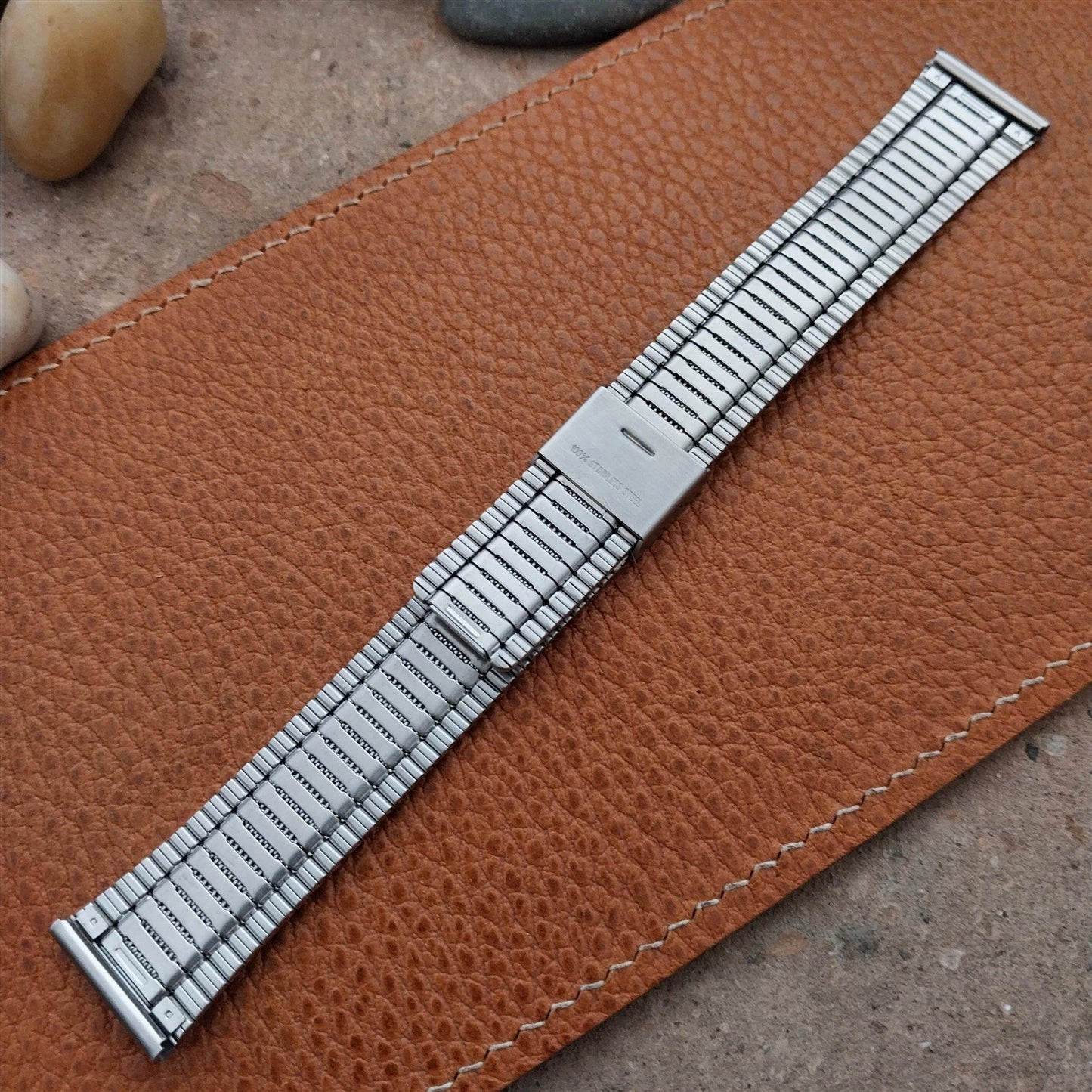 19mm Stainless Steel JB Champion 1960s 1970s Unused Vintage Watch Band