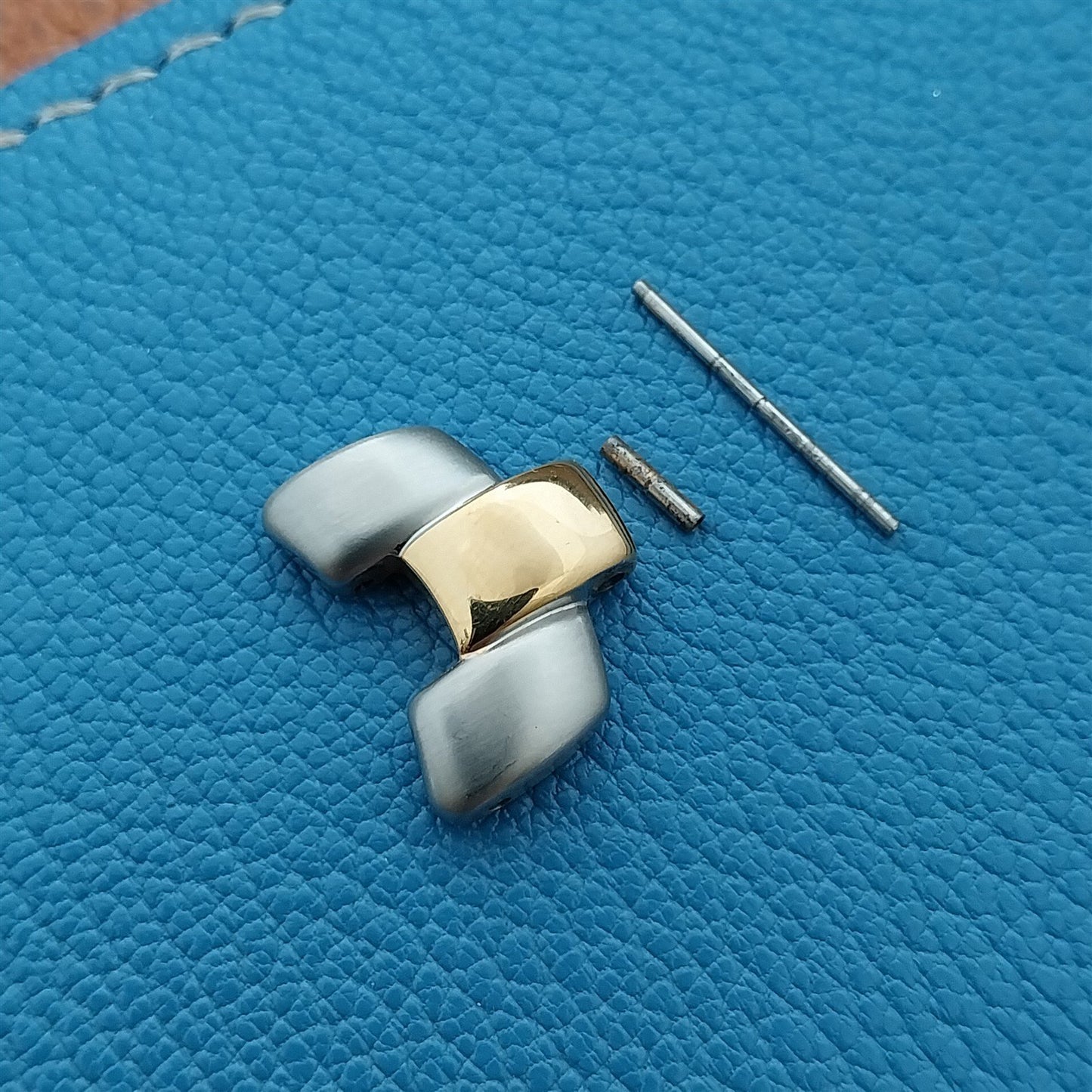 Mens Sector Brushed Stainless Steel & Gold-Tone Link Add Length to Watch Band