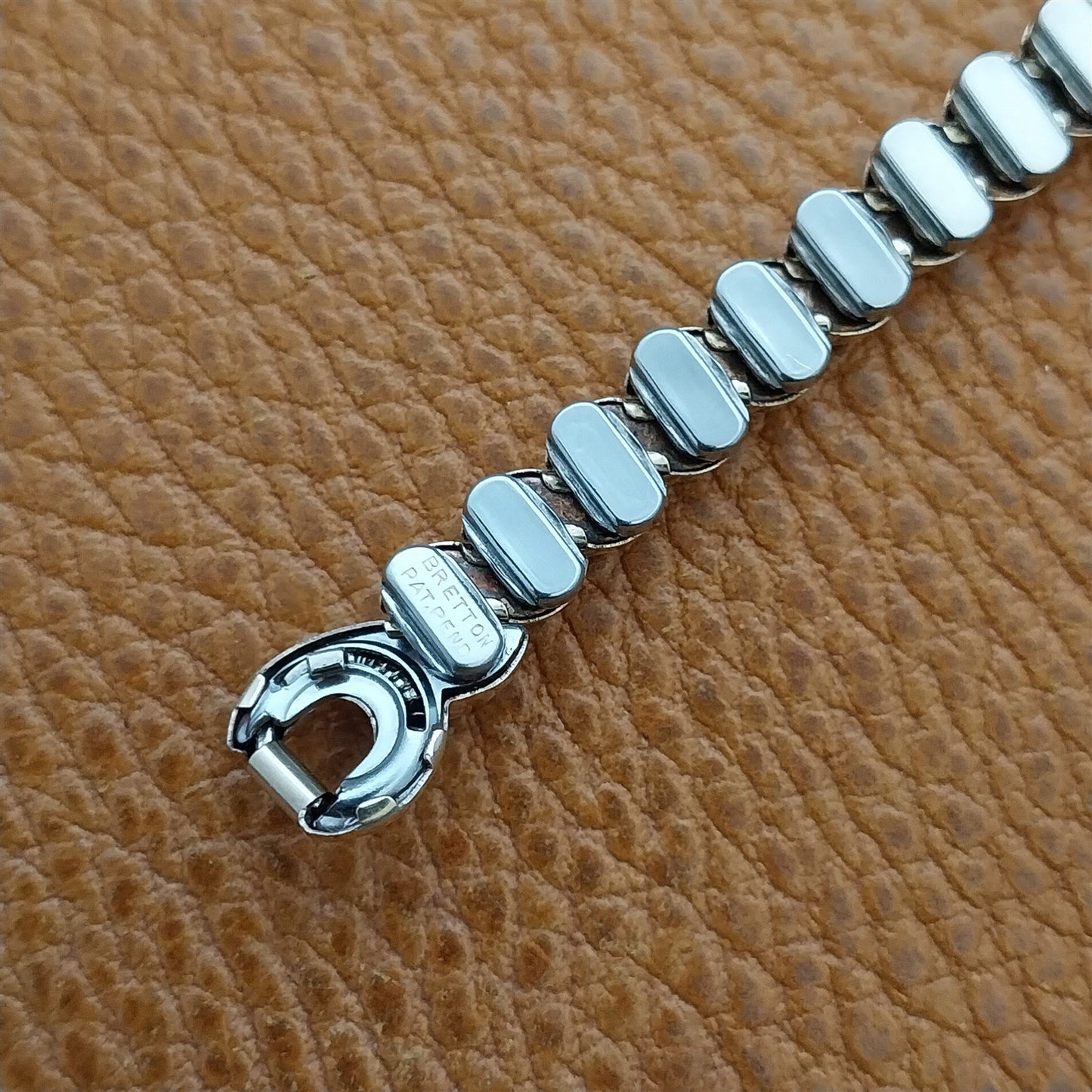 Ladies Bretton Gold-Filled Rhinestone Art Deco 1940s Vintage Cocktail Watch Band