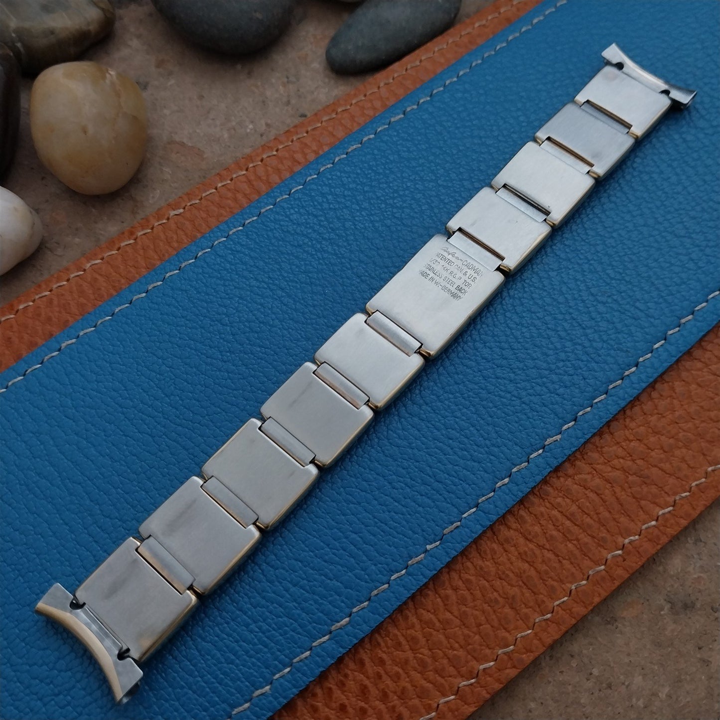 Vintage 20mm 19mm 16mm Yellow Gold RGP Kiefer-Cadman Unused 1960s Watch Band