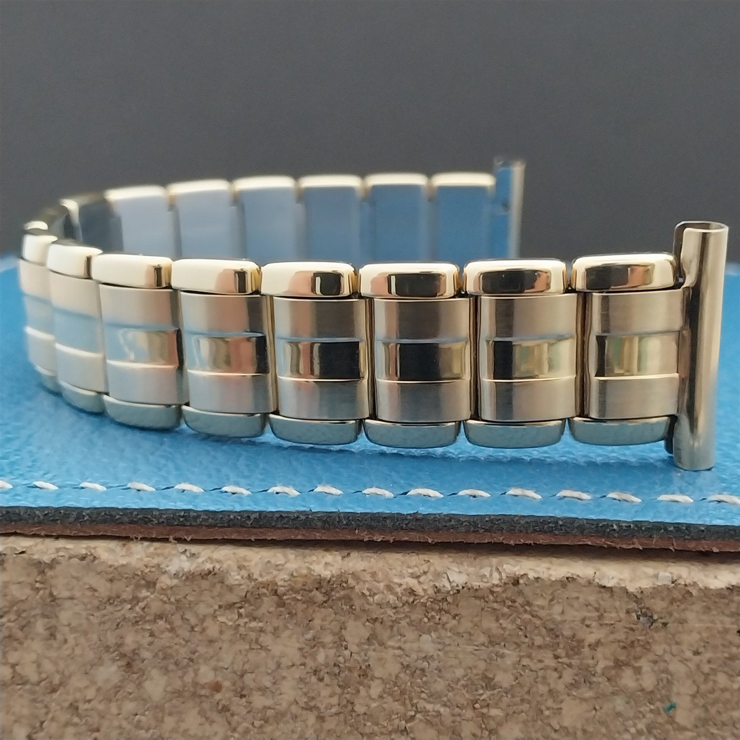 Vintage 20mm 19mm 17mm Yellow Gold RGP Kiefer-Cadman Unused 1960s Watch Band