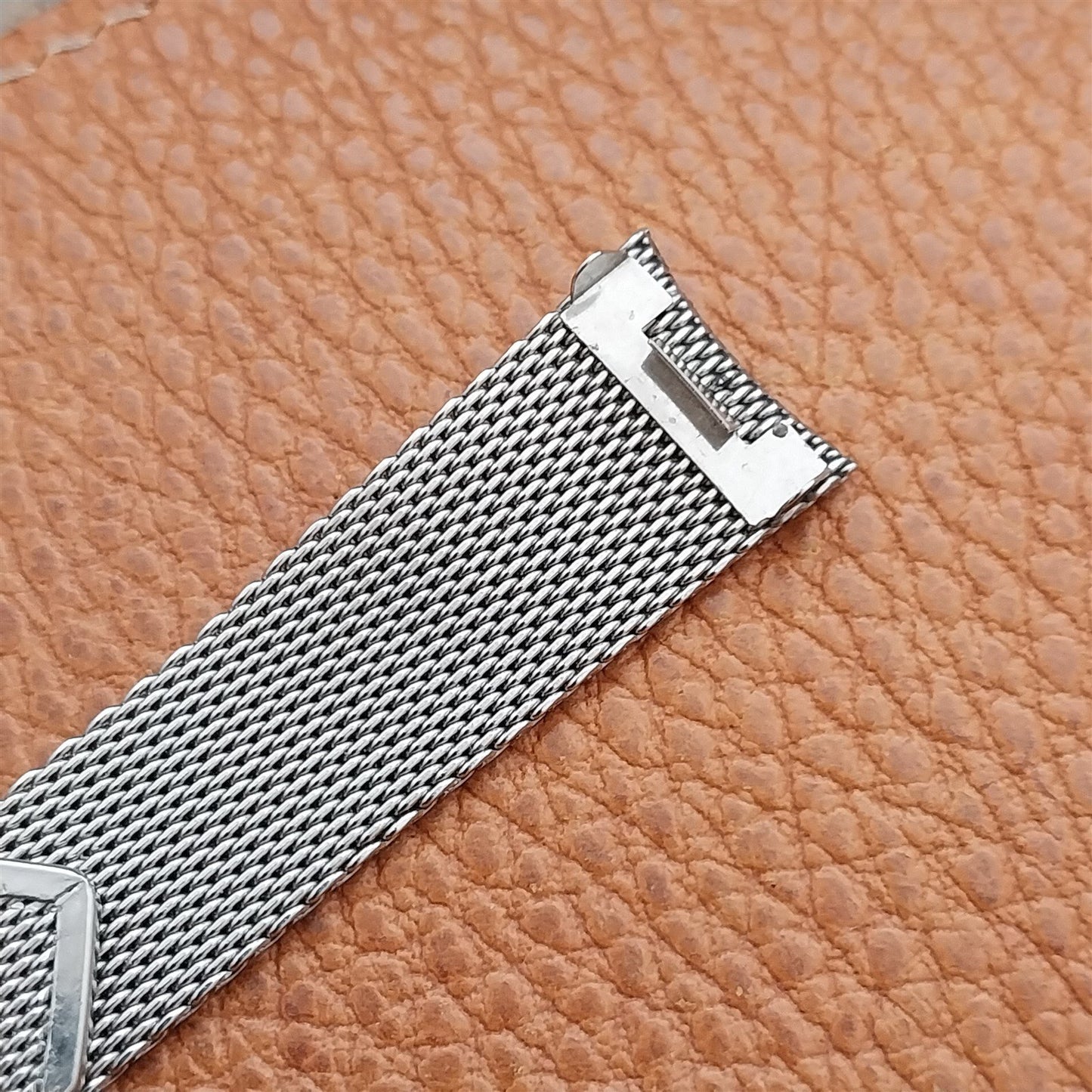 Vintage Stainless Steel Mesh Special Fit Made in England Mesh nos Watch Band