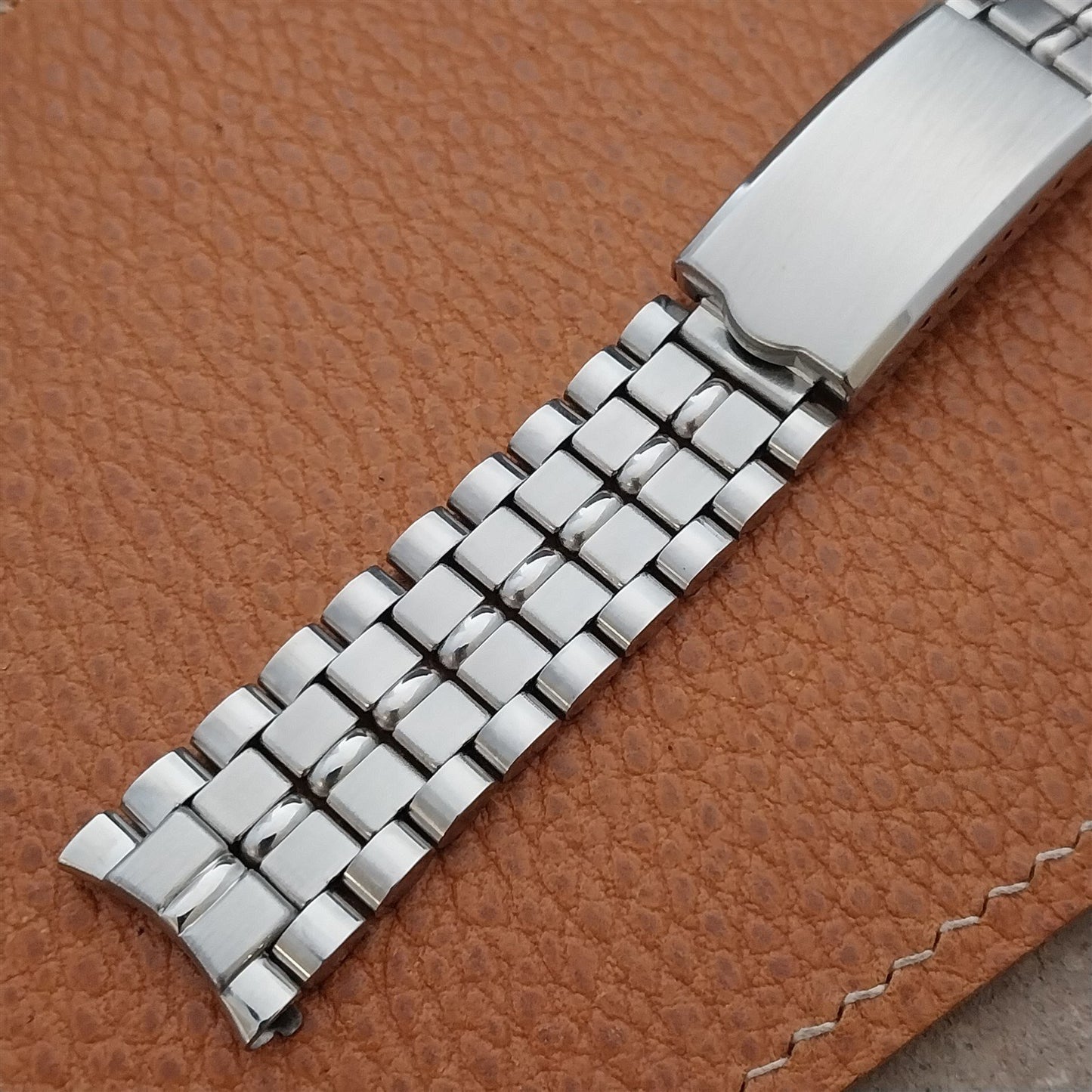 Vintage 1971 JB Champion Stainless Steel 17.2mm Unused Classic Watch Band