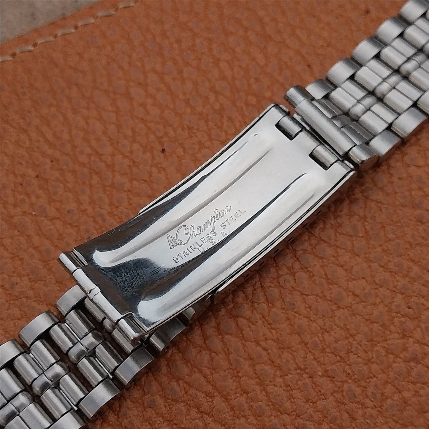 Vintage 1971 JB Champion Stainless Steel 17.2mm Unused Classic Watch Band