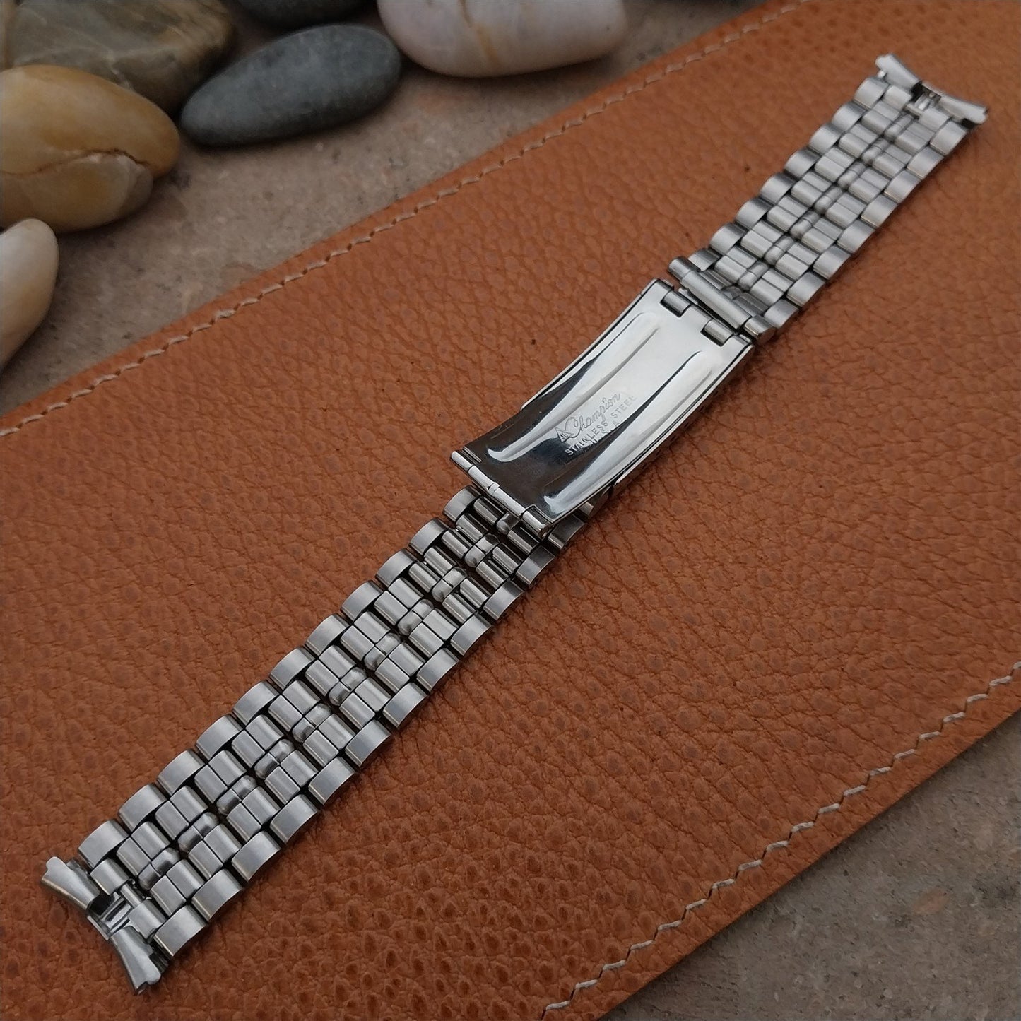 Vintage 1971 JB Champion Stainless Steel 17.2mm Unused Classic Watch Band