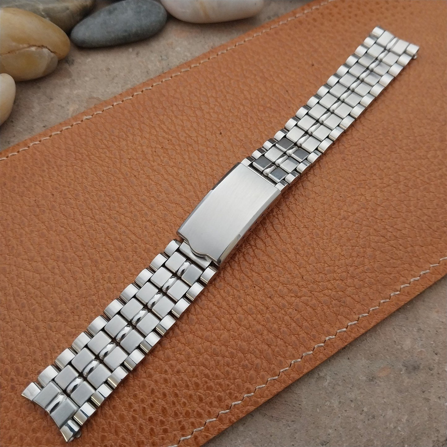 Vintage 1971 JB Champion Stainless Steel 17.2mm Unused Classic Watch Band