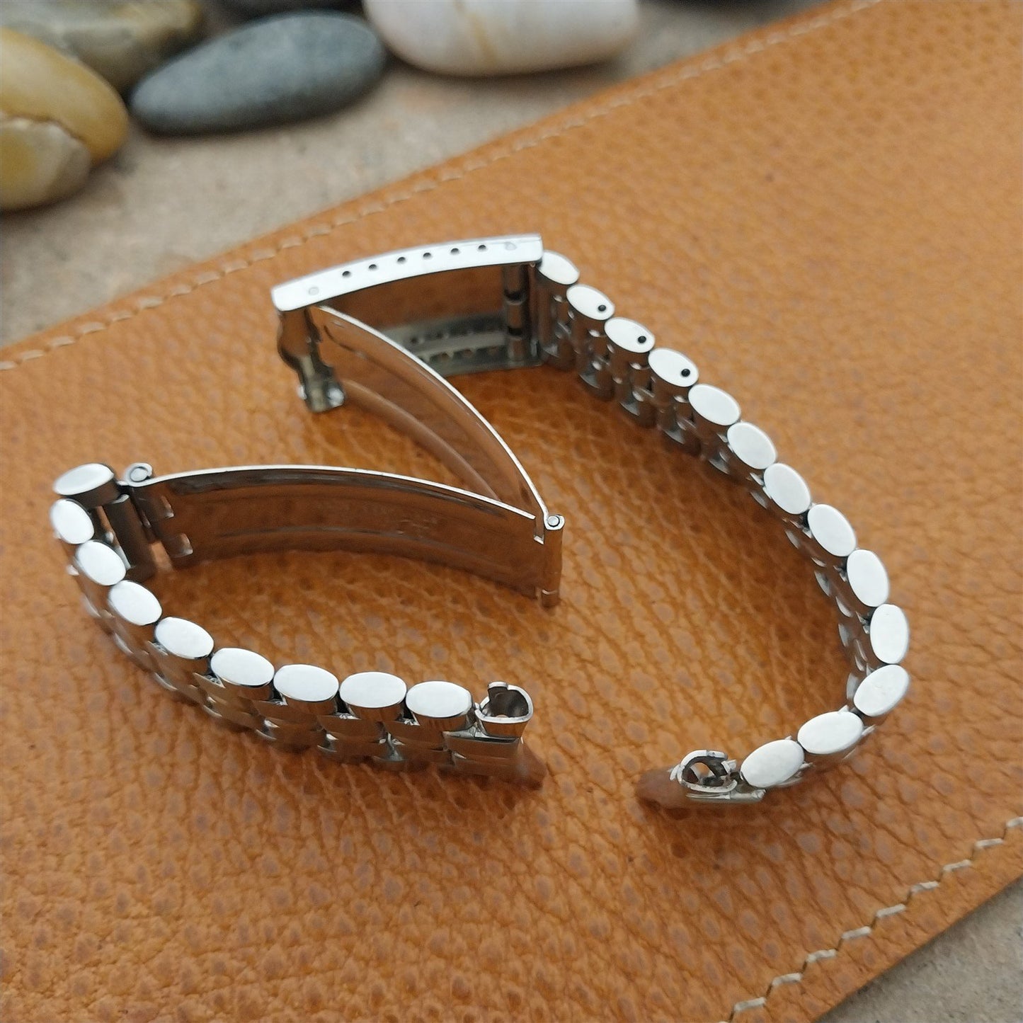 Vintage 1971 JB Champion Stainless Steel 17.2mm Unused Classic Watch Band