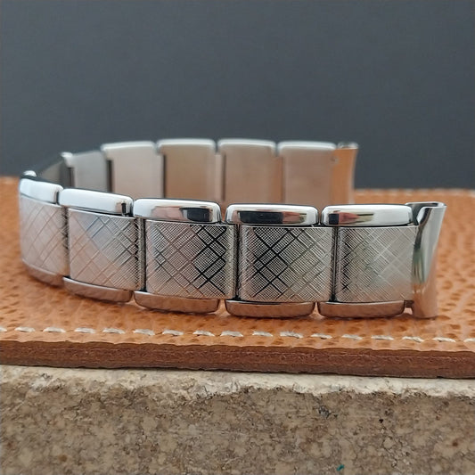 Vintage 5/8" Kiefer Cadman Expandro Stainless Classic Stretch Unused Watch Band