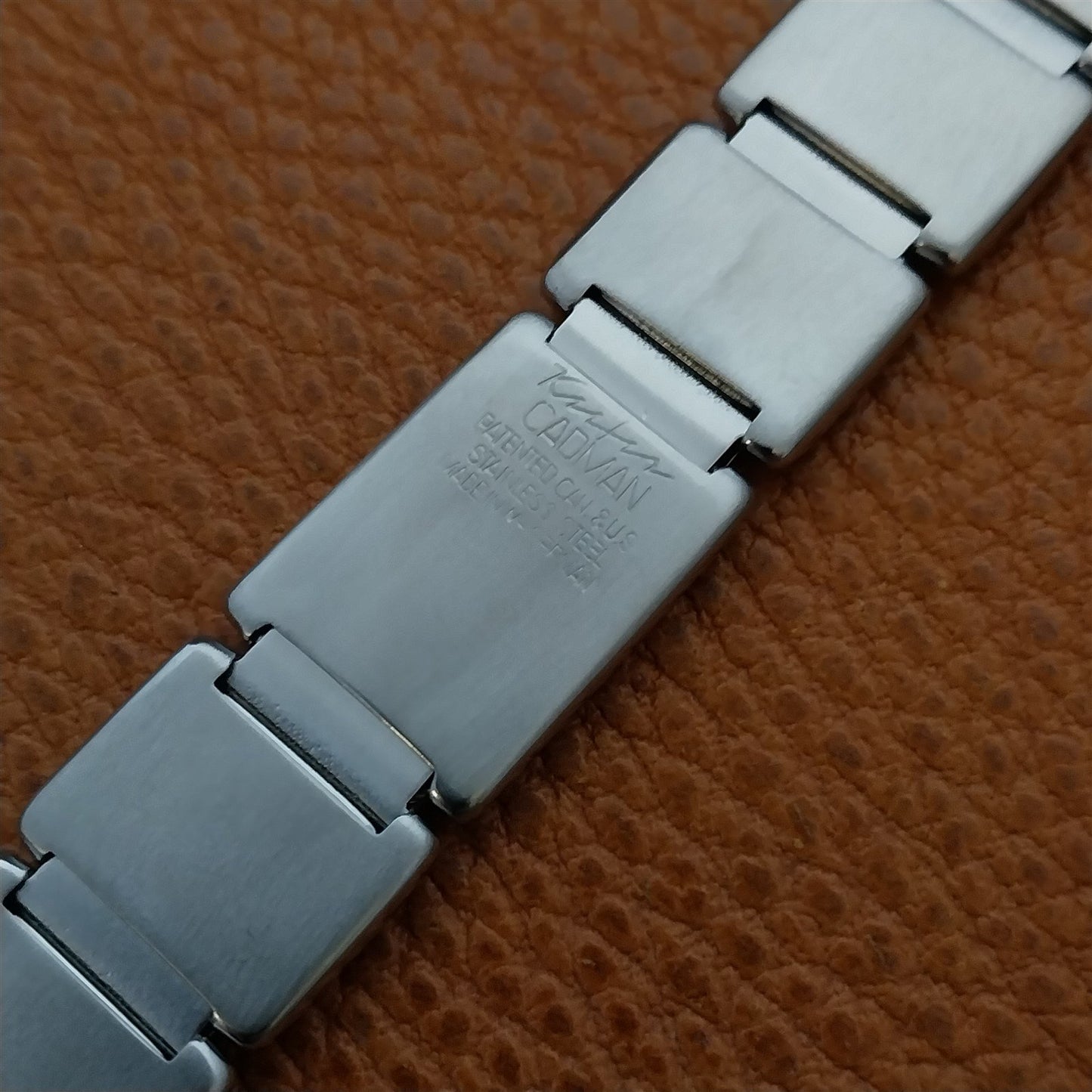 Vintage 5/8" Kiefer Cadman Expandro Stainless Classic Stretch Unused Watch Band