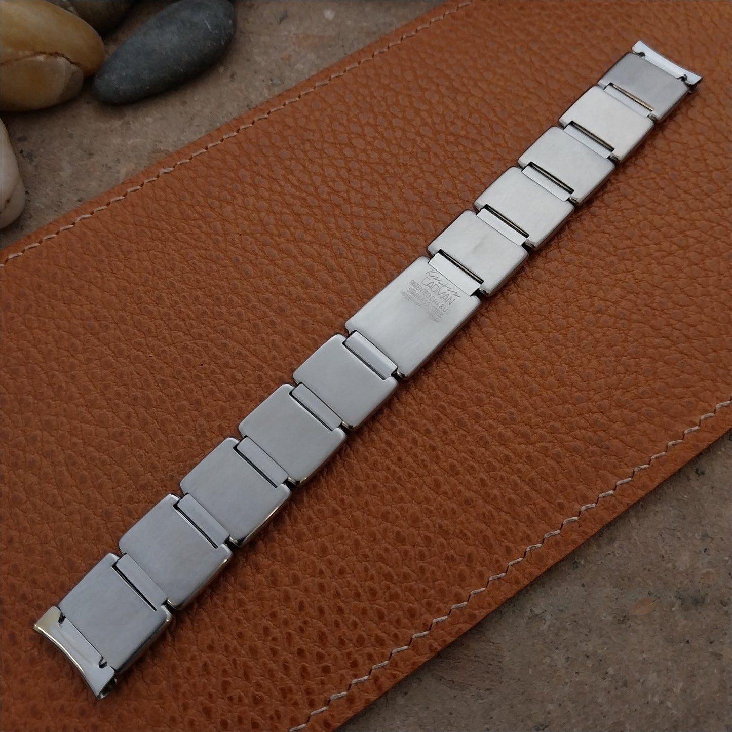 Vintage 5/8" Kiefer Cadman Expandro Stainless Classic Stretch Unused Watch Band