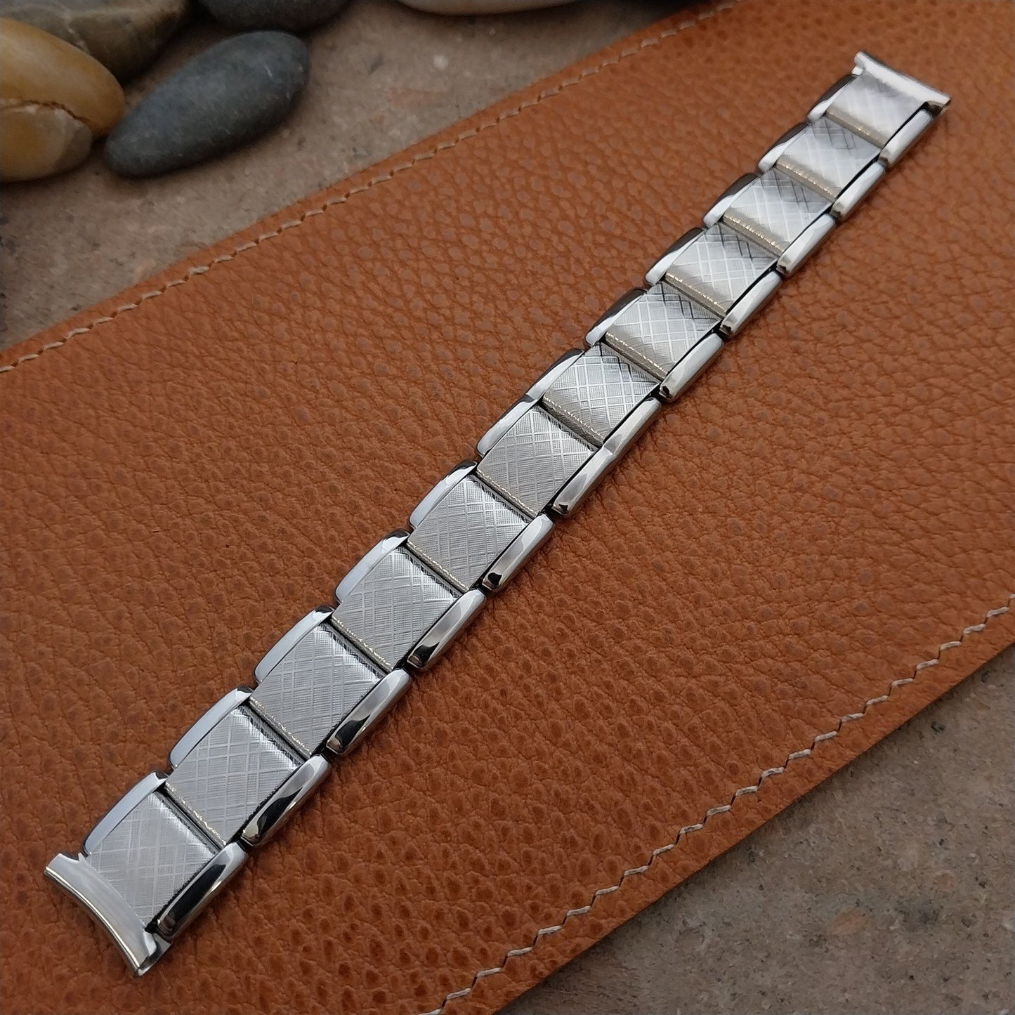 Vintage 5/8" Kiefer Cadman Expandro Stainless Classic Stretch Unused Watch Band