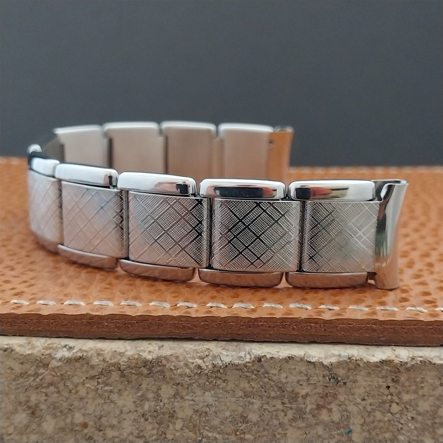 Vintage 5/8" Kiefer Cadman Expandro Stainless Classic Stretch Unused Watch Band