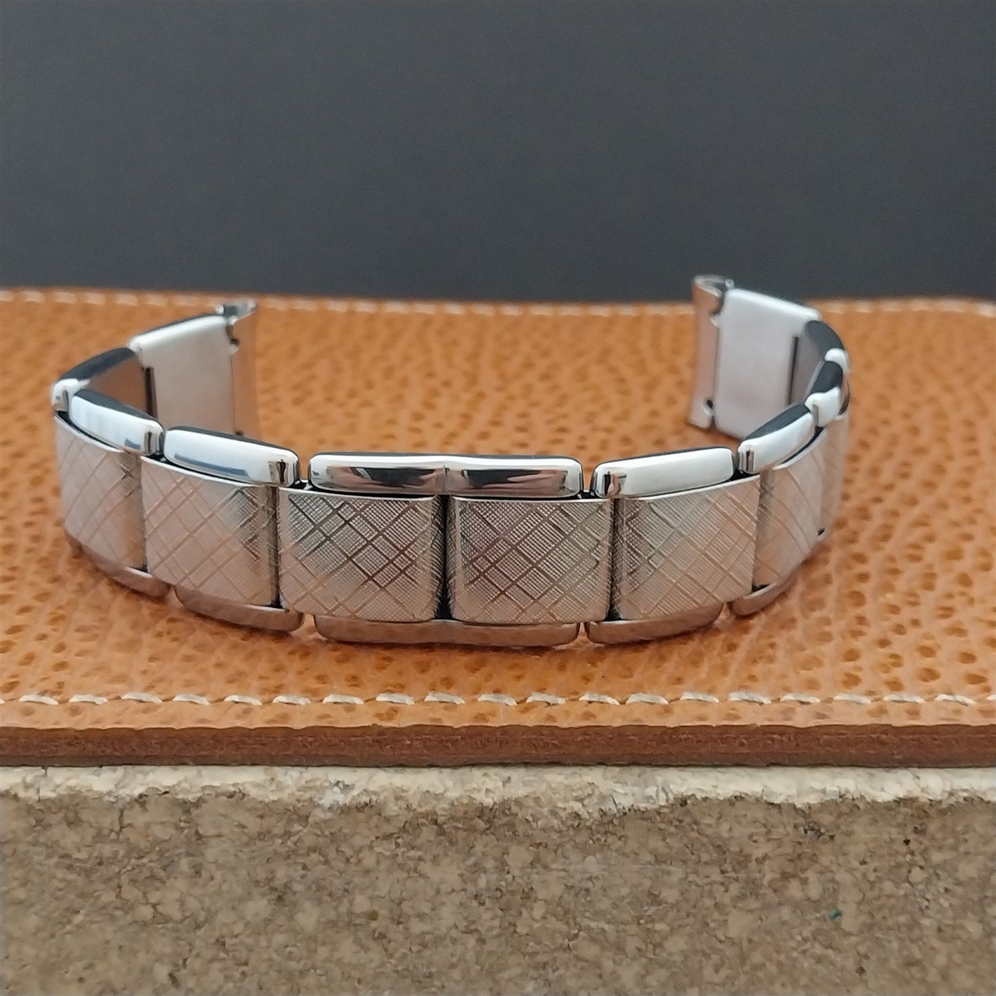 Vintage 5/8" Kiefer Cadman Expandro Stainless Classic Stretch Unused Watch Band