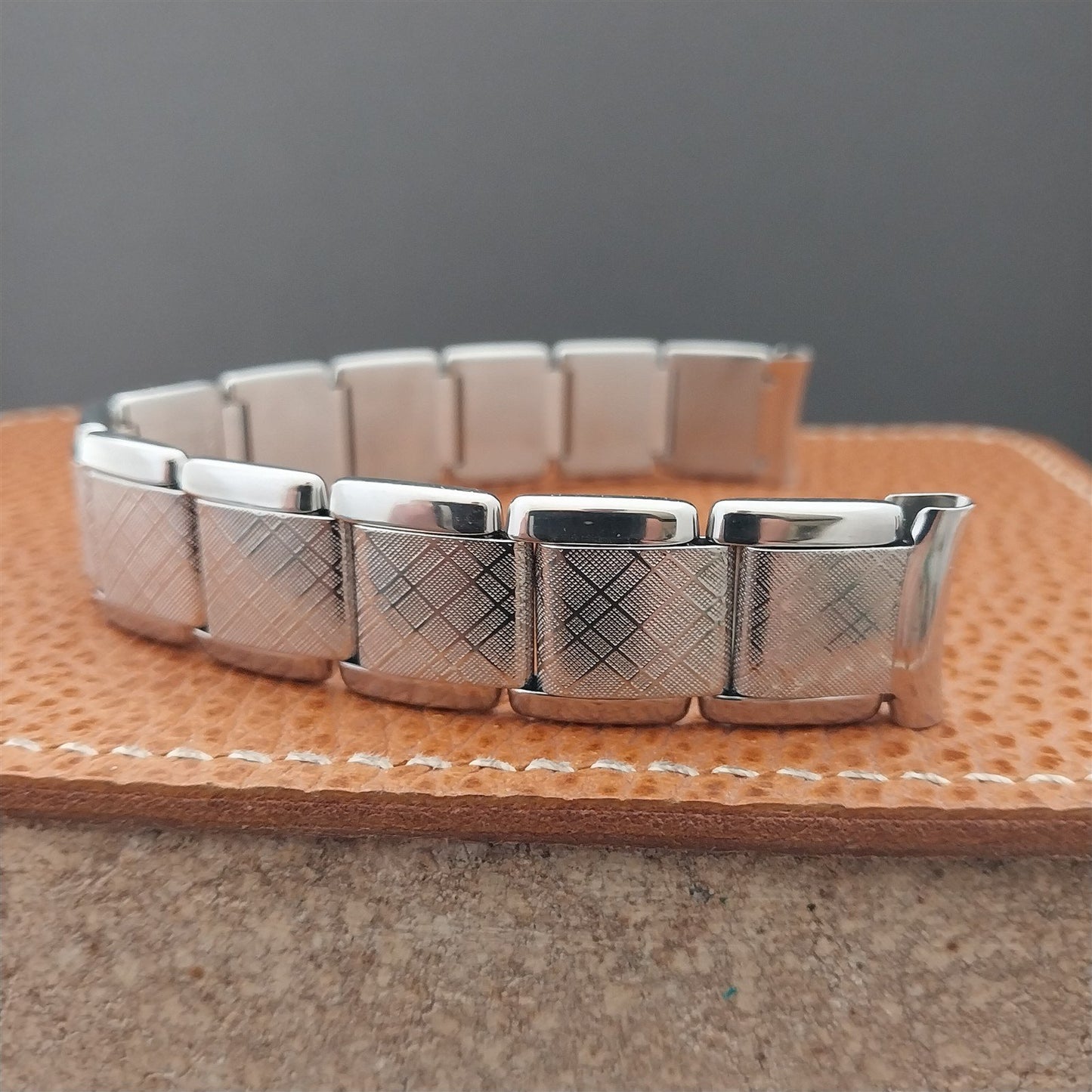 Vintage 5/8" Kiefer Cadman Expandro Stainless Classic Stretch Unused Watch Band