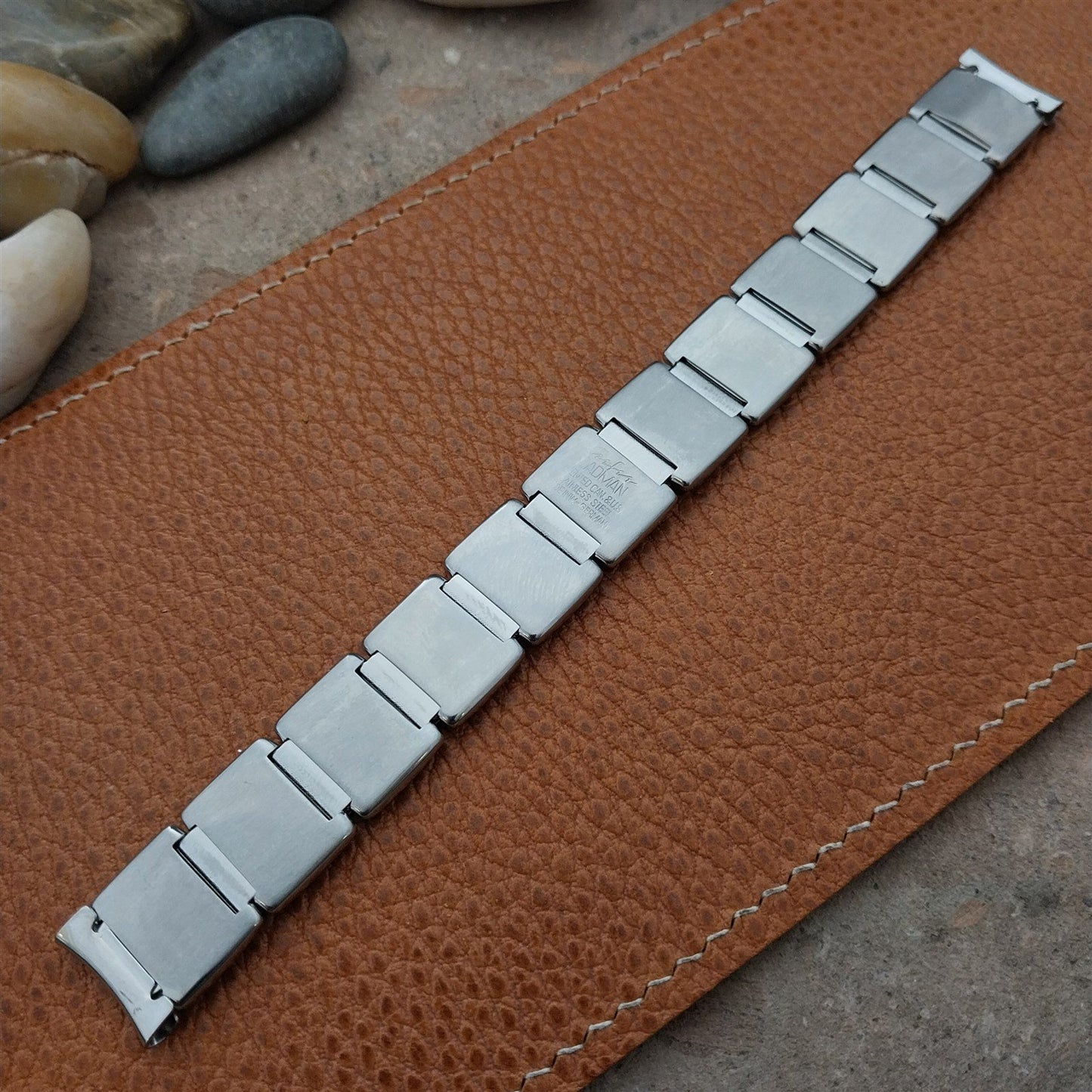 Vintage 5/8" Kiefer Cadman Expandro Stainless Classic Stretch Unused Watch Band