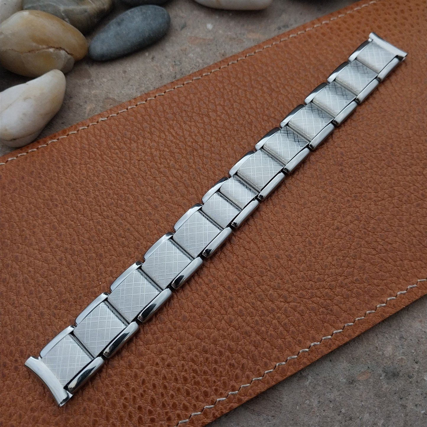 Vintage 5/8" Kiefer Cadman Expandro Stainless Classic Stretch Unused Watch Band