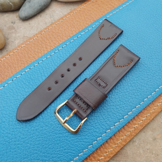 Vintage 18mm Kreisler Classic Shell Cordovan Short Tapered 1950s NOS Watch Strap