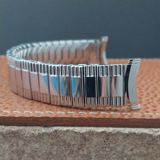 19mm 18mm 16mm Stainless Steel Expansion Duchess Unused 1950s Vintage Watch Band
