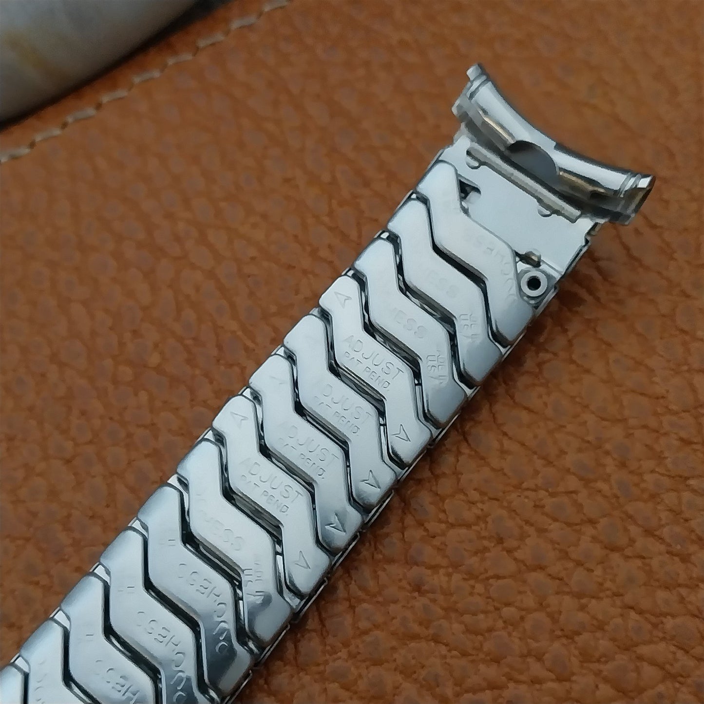 19mm 18mm 16mm Stainless Steel Expansion Duchess Unused 1950s Vintage Watch Band