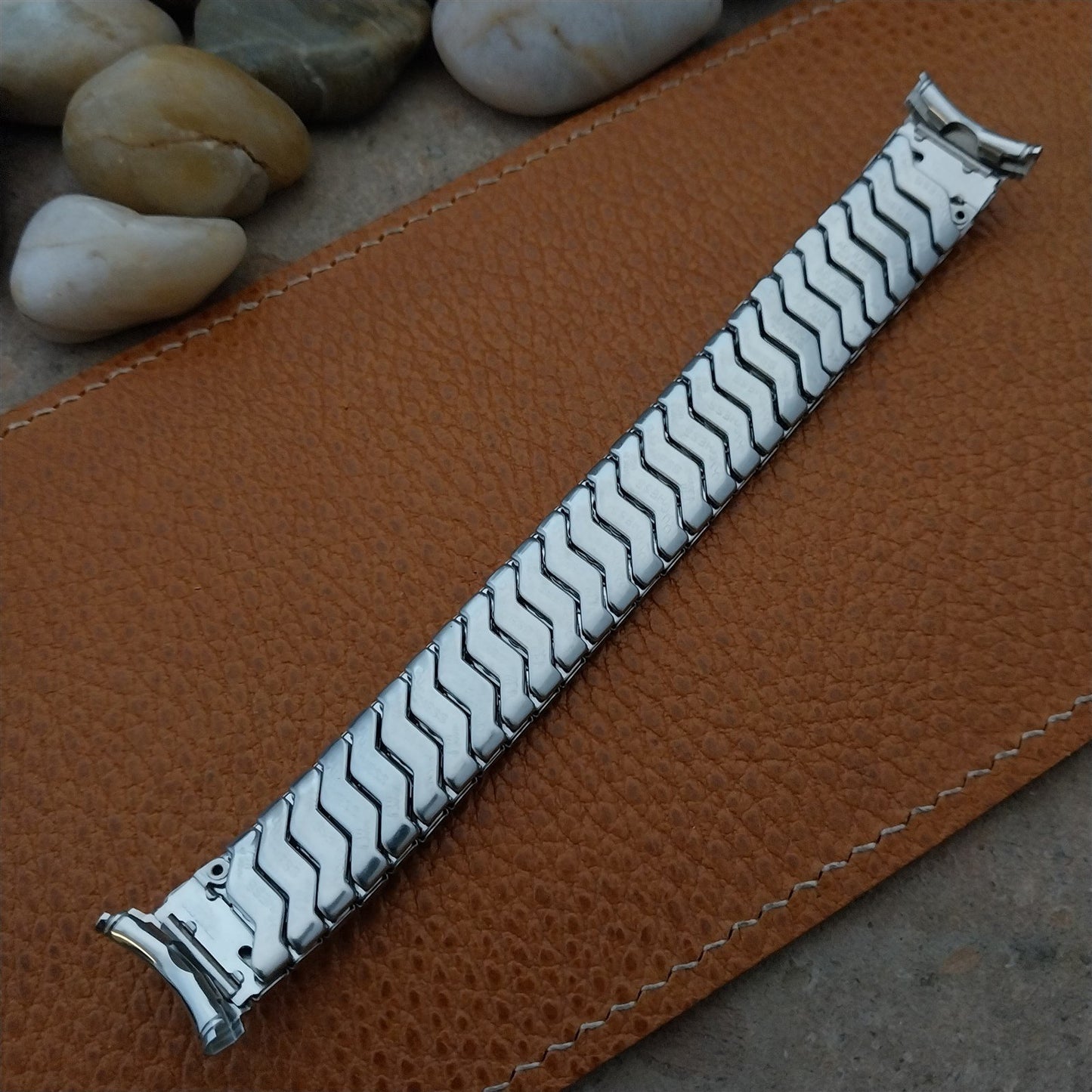 19mm 18mm 16mm Stainless Steel Expansion Duchess Unused 1950s Vintage Watch Band