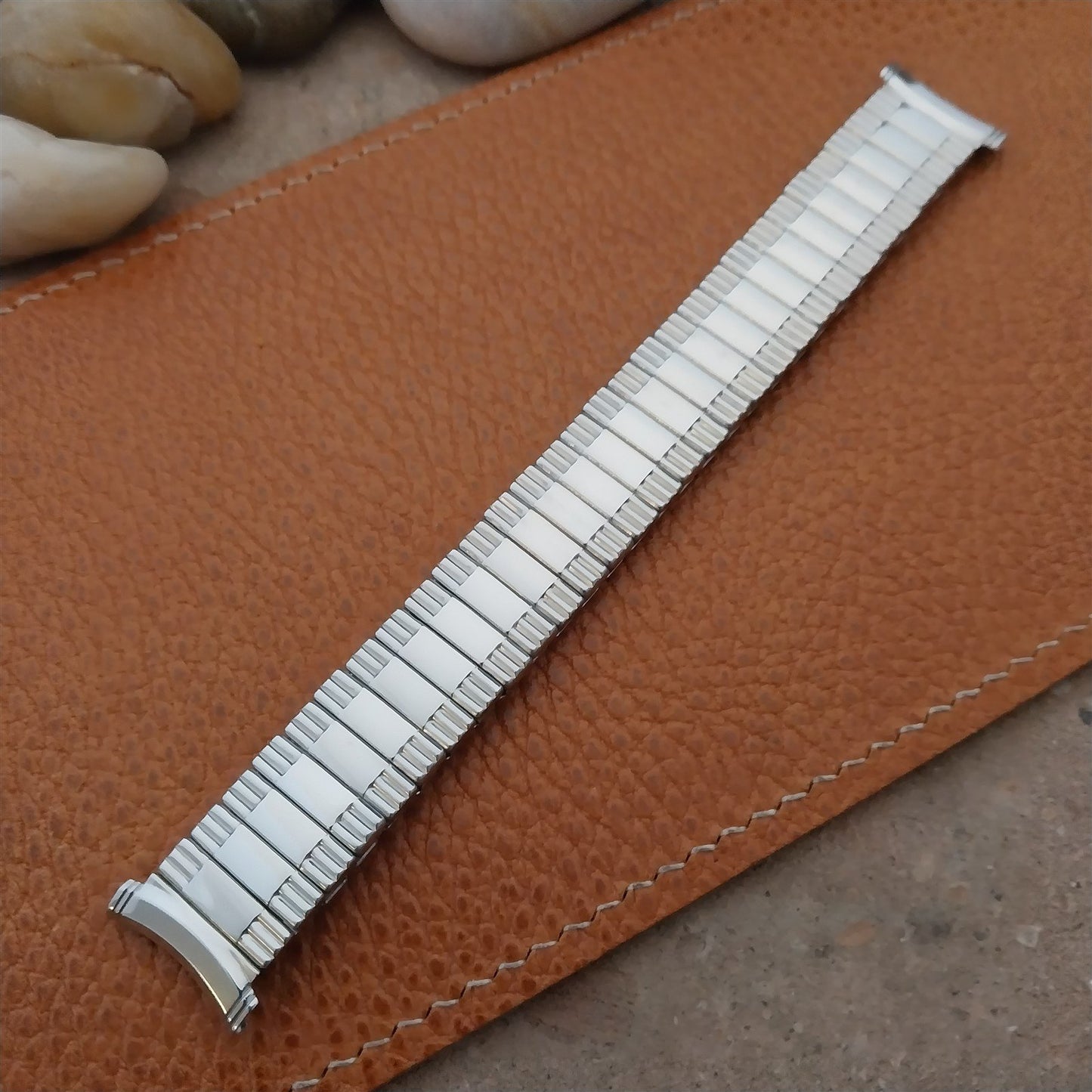 19mm 18mm 16mm Stainless Steel Expansion Duchess Unused 1950s Vintage Watch Band