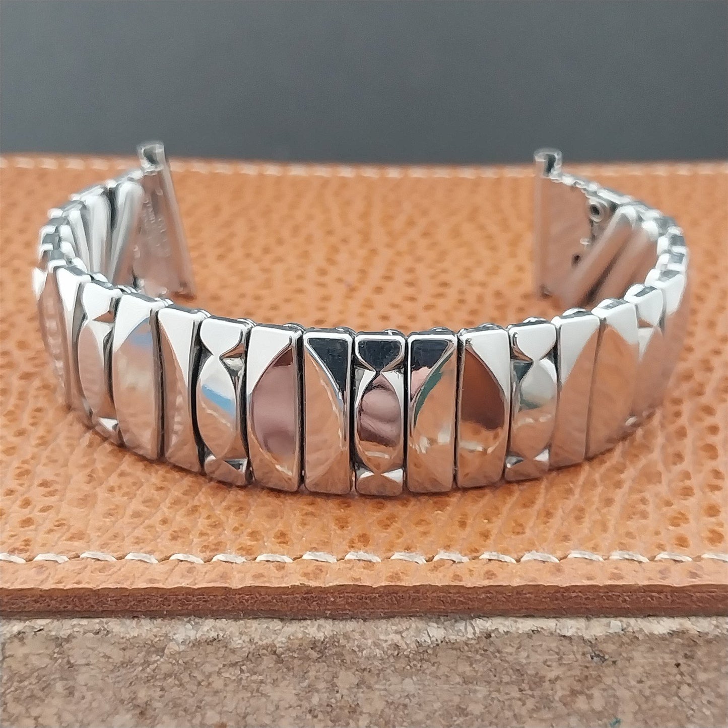 19mm 18mm 16mm Glen Stainless Steel Expansion Classic 1950s Vintage Watch Band