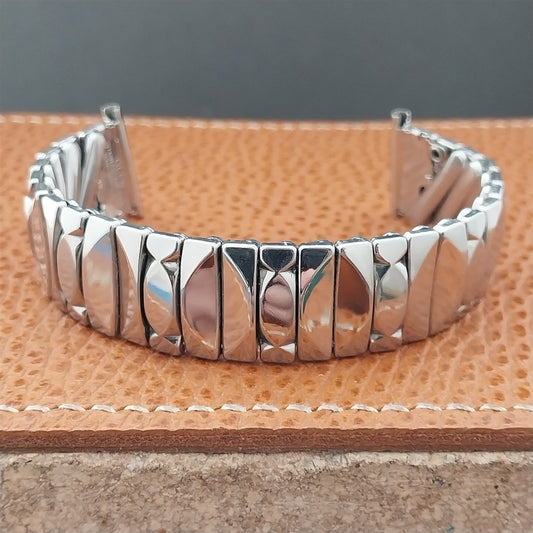 19mm 18mm 16mm Glen Stainless Steel Expansion Classic 1950s Vintage Watch Band