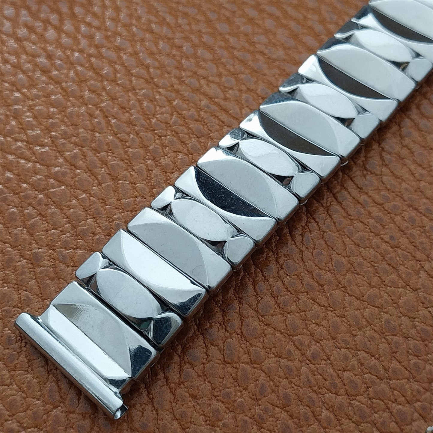 19mm 18mm 16mm Glen Stainless Steel Expansion Classic 1950s Vintage Watch Band