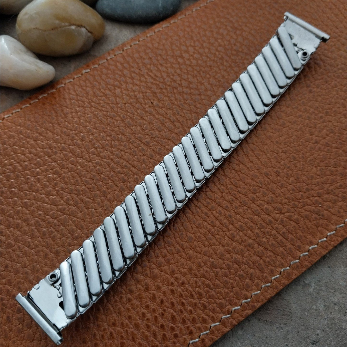 19mm 18mm 16mm Glen Stainless Steel Expansion Classic 1950s Vintage Watch Band
