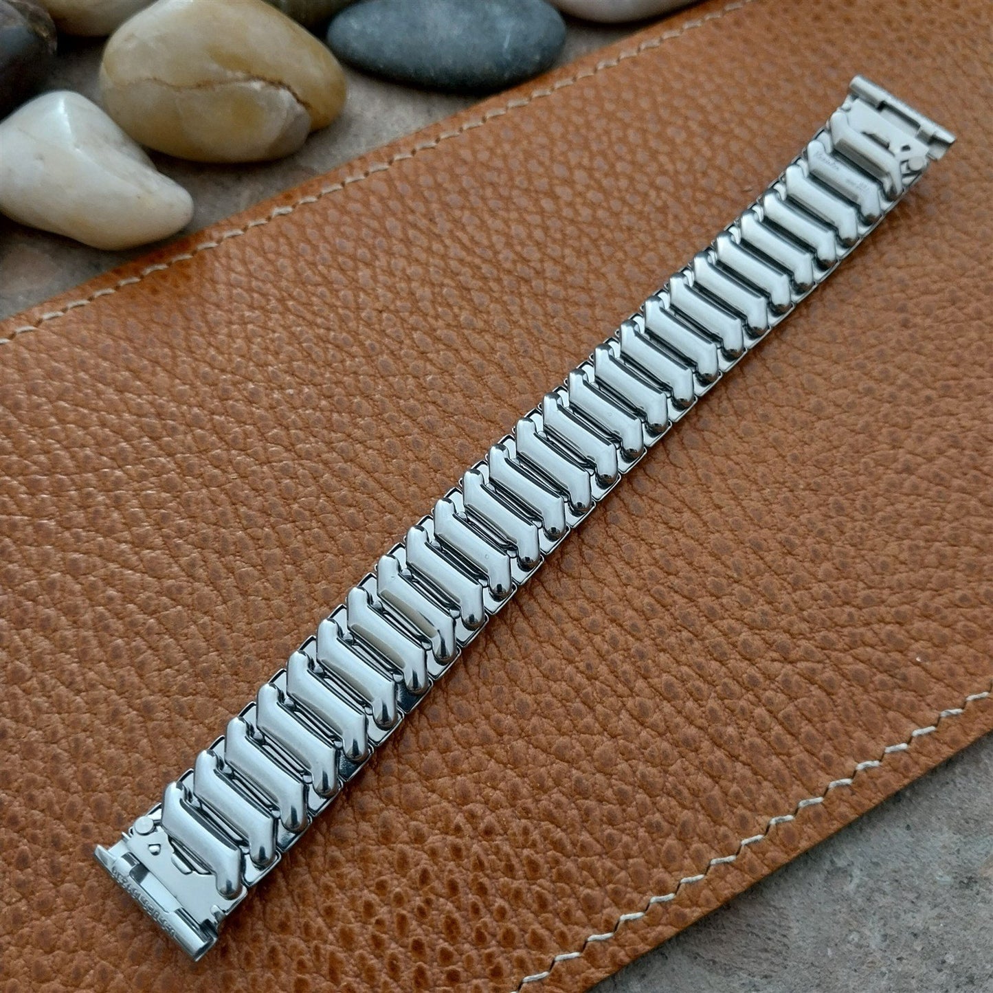 Vintage 16mm Short Stainless Steel Kreisler Unused Classic 1950s Watch Band