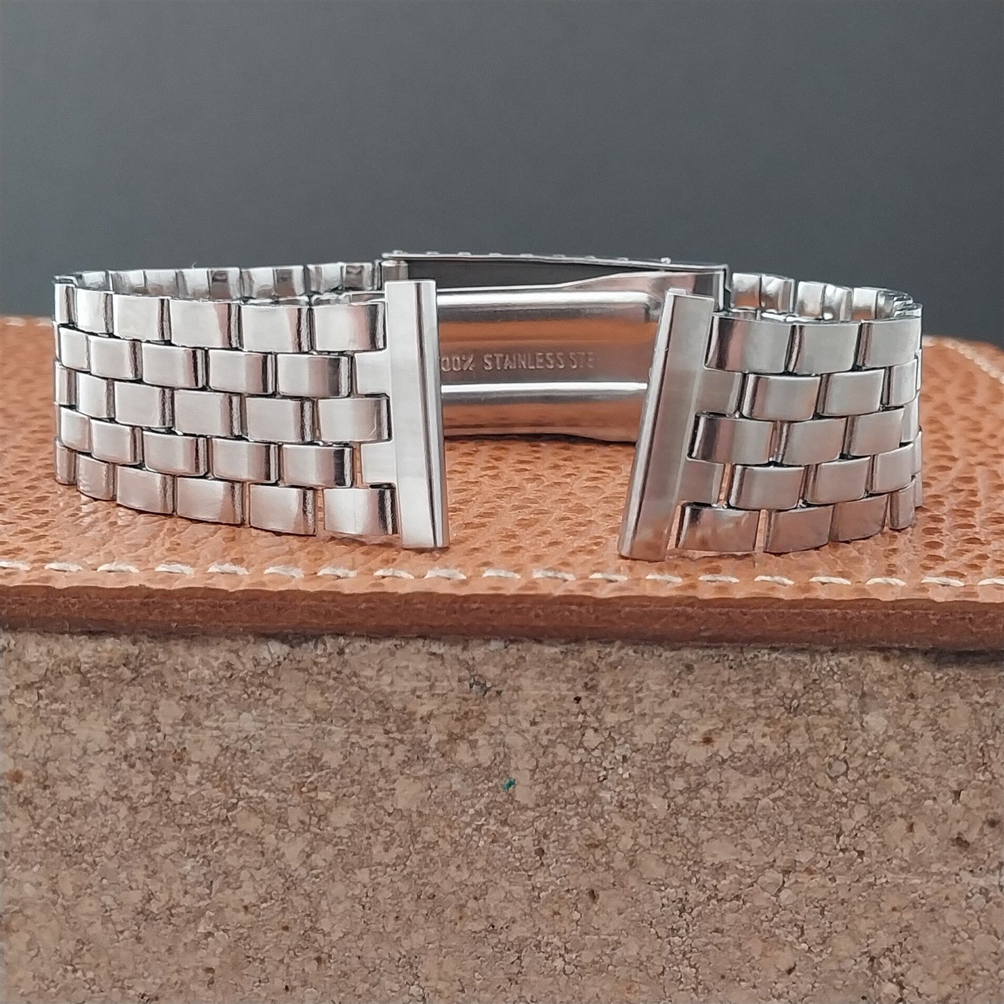 Vintage 20mm 19mm 18mm Stainless Steel Classic Unused NOS Watch Band