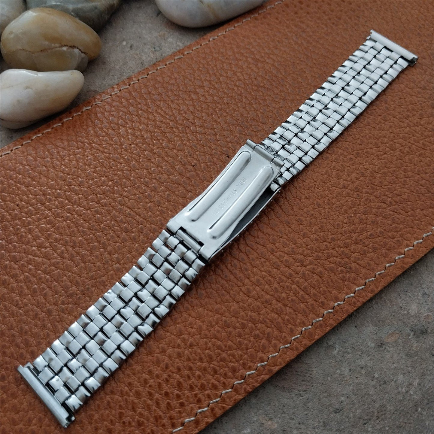 Vintage 20mm 19mm 18mm Stainless Steel Classic Unused NOS Watch Band