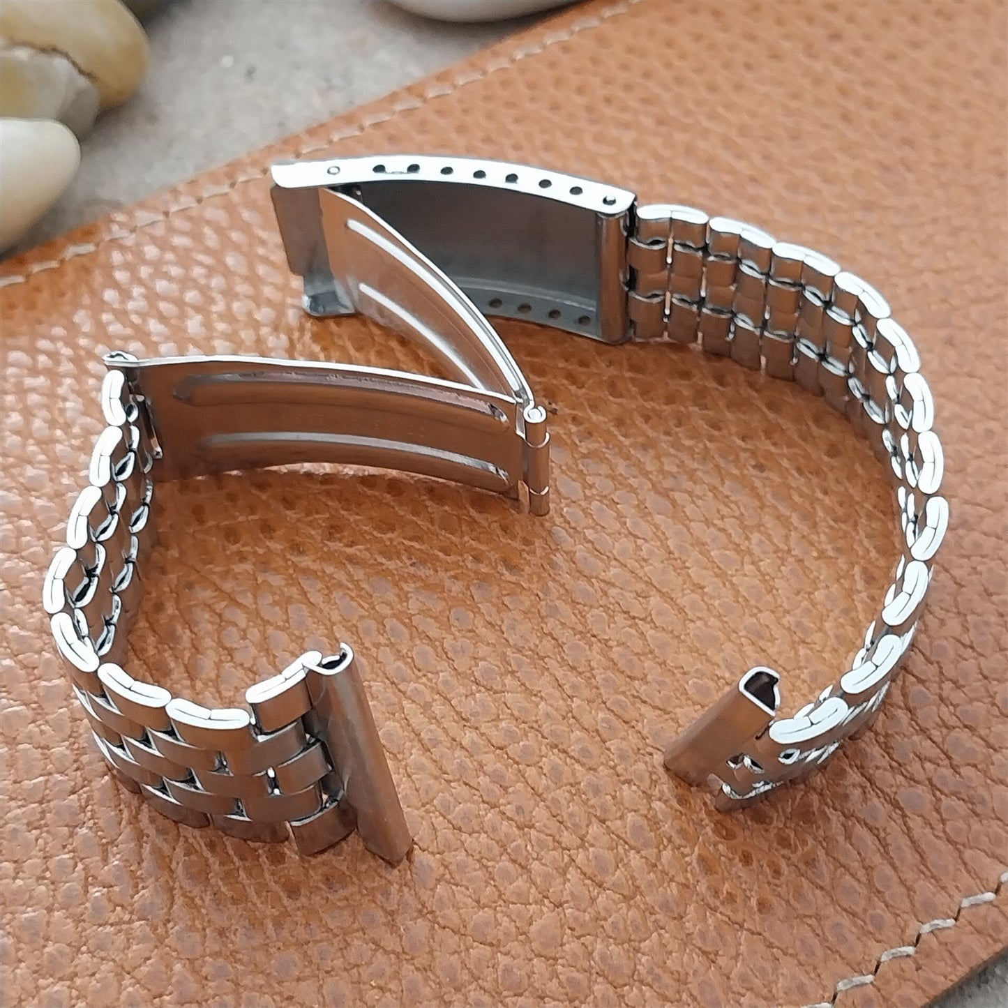 Vintage 20mm 19mm 18mm Stainless Steel Classic Unused NOS Watch Band