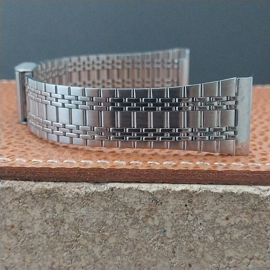 Vintage Special Fit 2-Piece Stainless Steel 19mm nos Unused Classic Watch Band