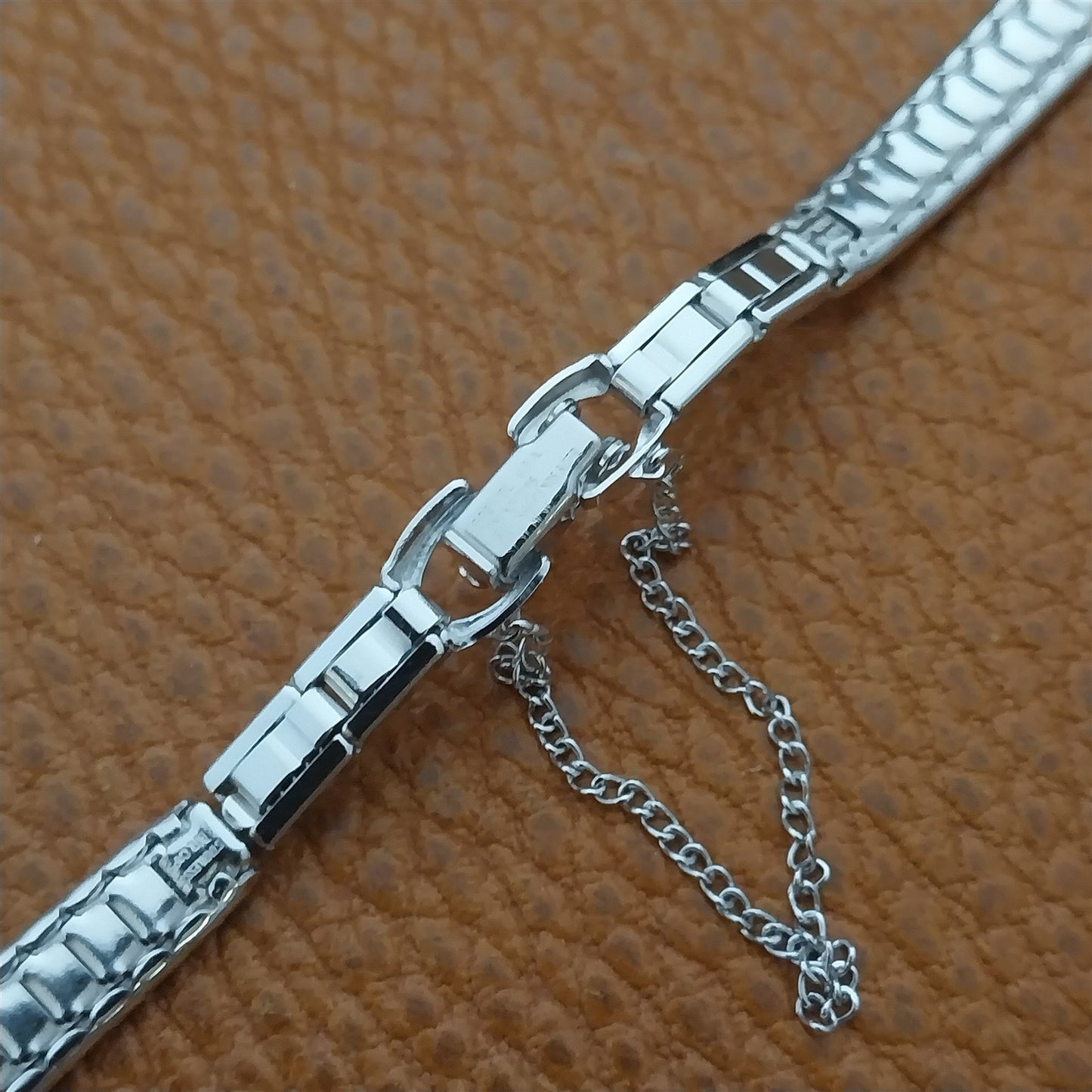 Vintage Ladies 10k White RGP Speidel Capistrano 1960s Unused Cocktail Watch Band