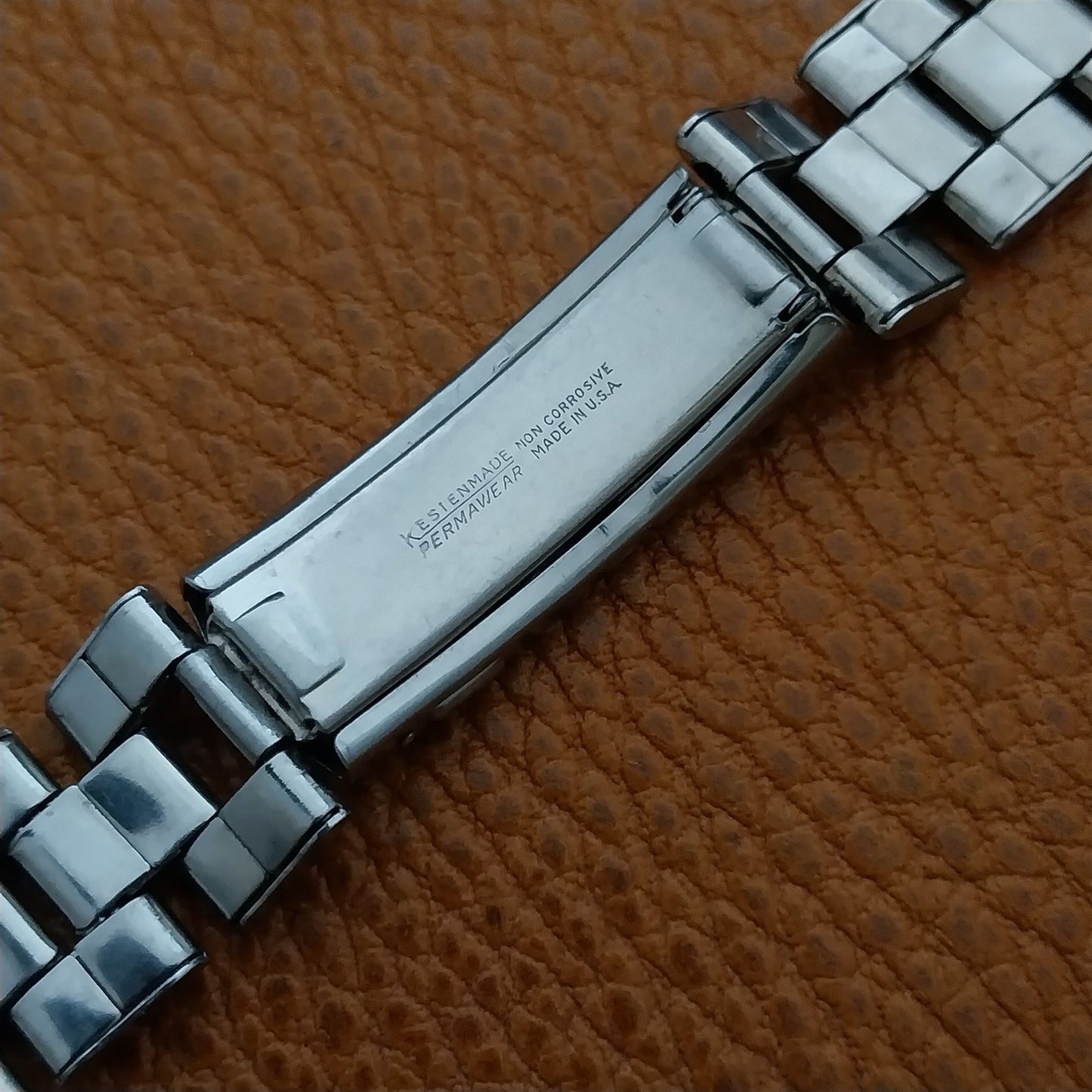 Vintage Kestenmade 5/8" Stainless Steel 1940s-1950s Classic Unused Watch Band