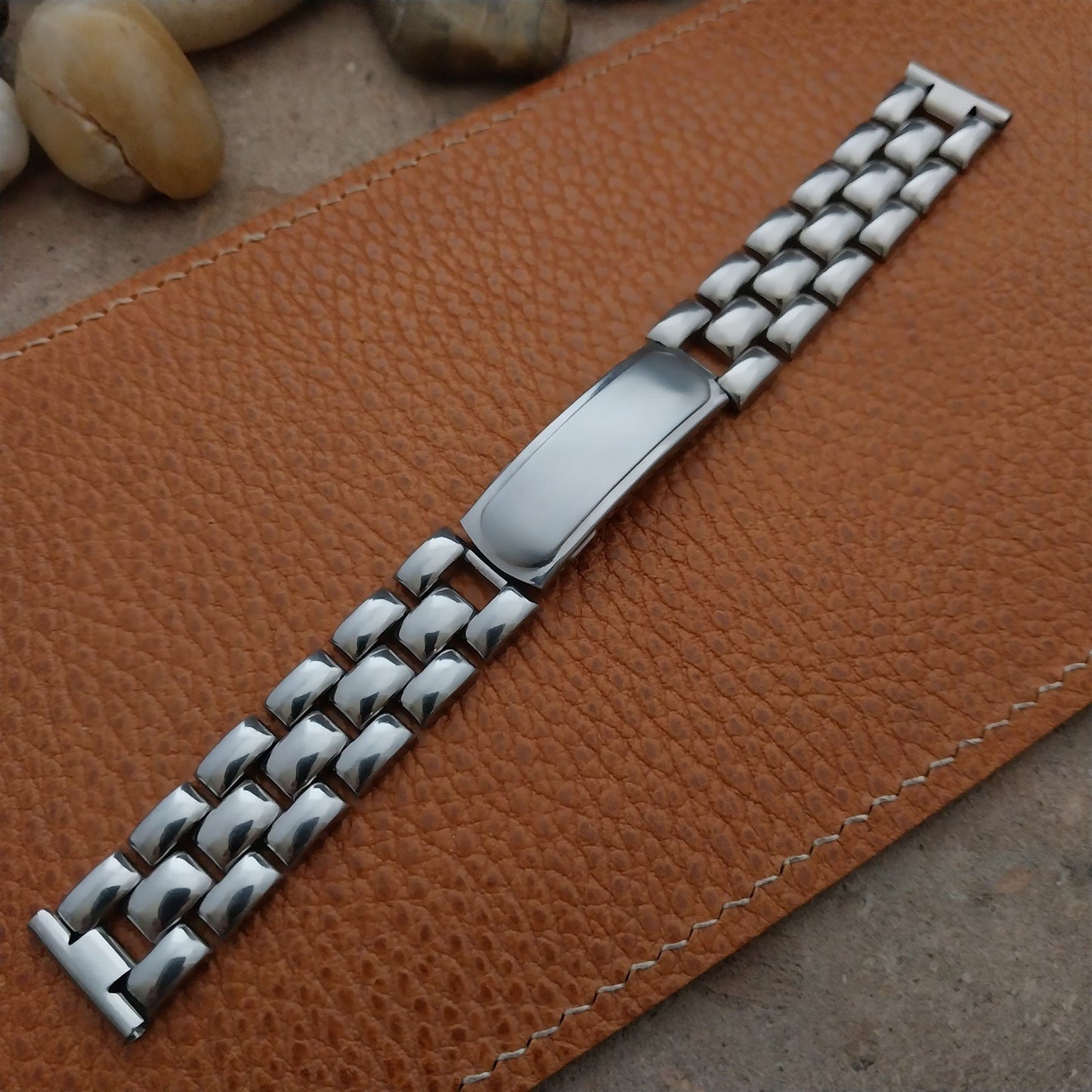 Vintage Kestenmade 5/8" Stainless Steel 1940s-1950s Classic Unused Watch Band