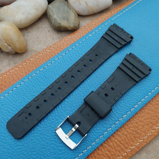 22mm nos Unused Vintage Flared Sports LCD Watch Strap