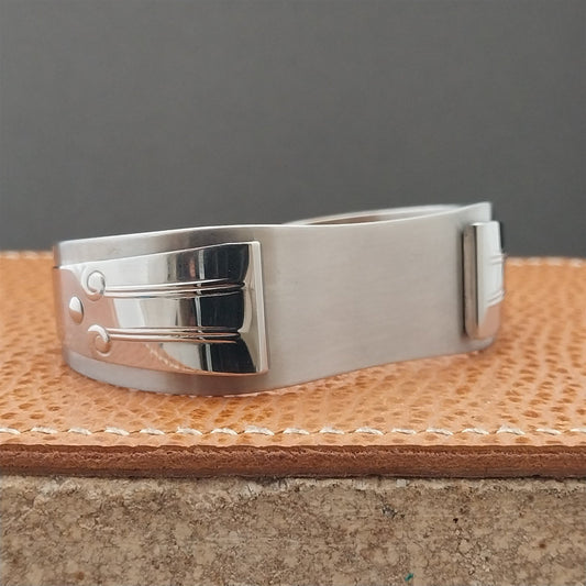 5/8" Vintage Don Juan Chicago Guardsman Stainless Cuff Medium Unused Watch Band