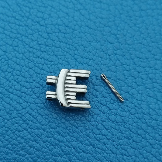 Vintage Citizen Stainless & Gold Plate Watch Band LINK adds 8mm Length to Band