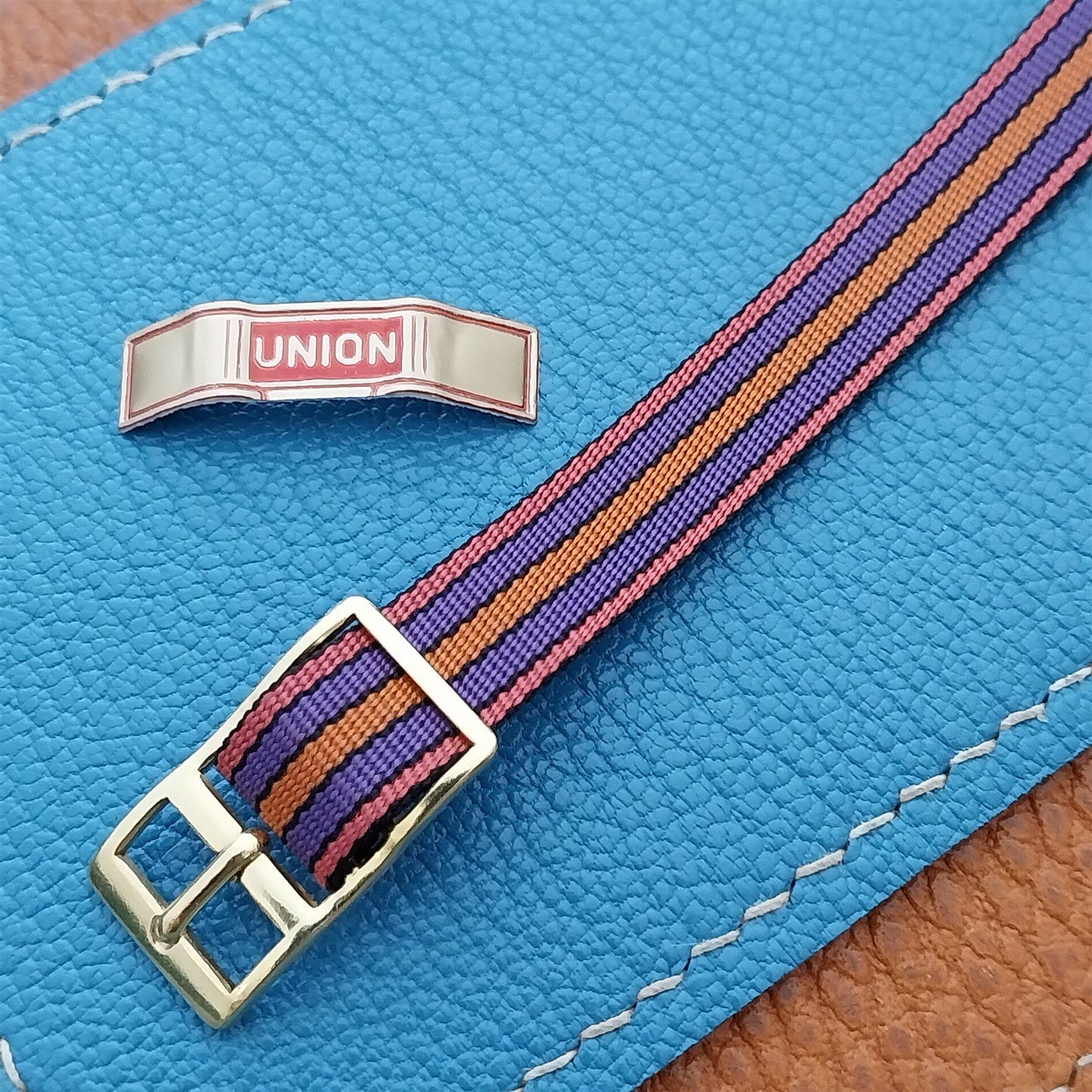 Vintage Reversible 9mm Union Perlon Ladies Single Pass 1960s Classic Watch Band