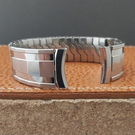 The Correct Original 1950s Waltham Skindiver Admiral Stainless Steel Watch Band