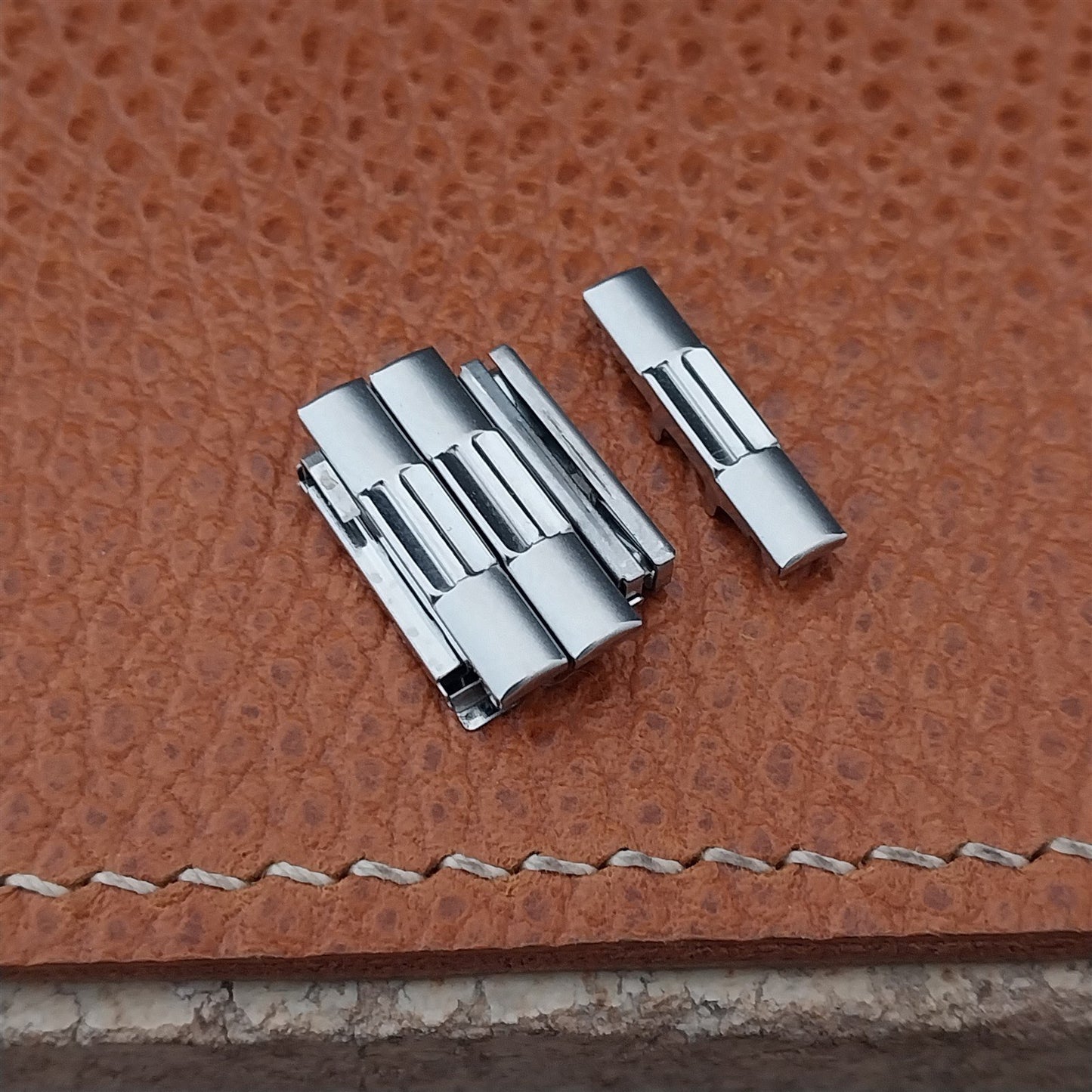 3 Vintage Original Unused Seiko Stainless Steel Stretch NOS Watch Band Links