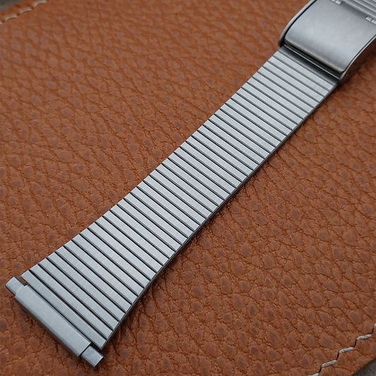 Vintage Stainless Steel Kreisler 16mm 18mm 20mm Unused Classic 1970s Watch Band